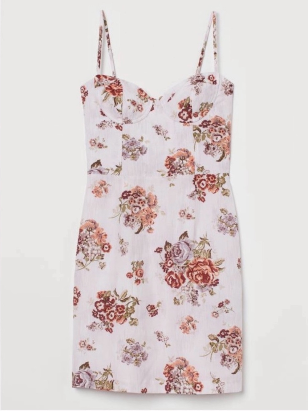 NWT HM x Brock Collection Floral
Corset Mini dress